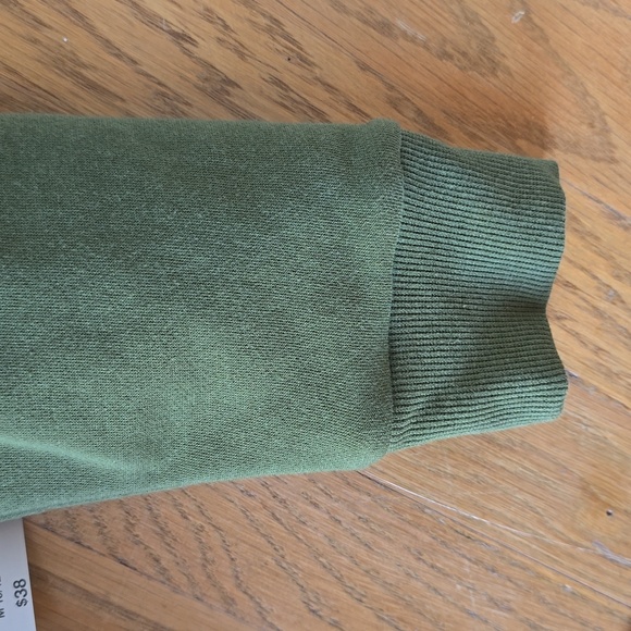 THEREABOUTS BOYS GREEN AND WHITE HOODED COAT JACKET FAUX FUR SIZE MEDIUM 10/12 - Picture 4 of 9